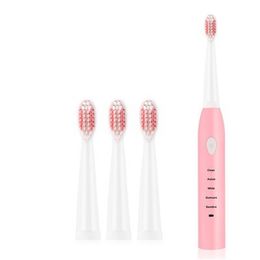 NEW USB rechargeable high frequency sonic electric toothbrush portable waterproof soft hair