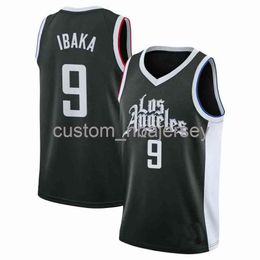 Mens Women Youth Serge Ibaka #9 2020-21 Swingman Jersey Stitched custom name any number