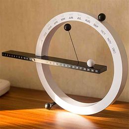 Ins Nordic Style Creative Fashion Time Perpetual Table Calendar Manual Desk Calendario Home Decoration Birthday Gift 210727