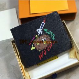 MULTIPLE wallets deliver Fashion Men's Wallets Classic women's Half Fold Wallet designer Luxury Leather Wallet Mult229m