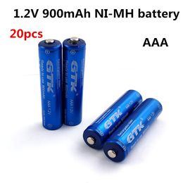 20pcs GTK 1.2V 900mAh NIMH AAA rechargeable battery for digital camera flashlight game player Screwdrivers RC toys