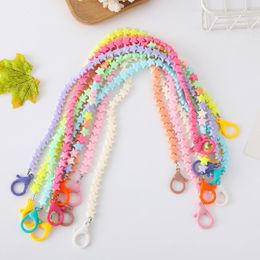 Fashion Lanyard Candy Colour Plastic Glasses Chain for Women Sunglasses Chains Necklace Neck Holder Straps Spectacles Holder