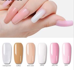 natural pink 6colors Temperature change 30ml Poly Nail Gel Set UV Varnish Polish Art Kit Quick Building For Extensions Manicure1