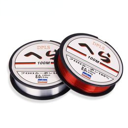 Braid Line 5 PCS 100M Fluorocarbon Coating Fishing 0.1mm-0.5mm 4LB-40LB Carbon Fibre Leader Lure Wire Sinking Japan