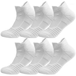 Pairs Men's Running Sports Breathable Socks Moisture Wicking Seamless Athletic Sock Sweat Deodorant Sox Men 20211