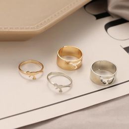 Wedding Rings Cool Trendy Dinosaur For Women Men Couple Open Ring Set Personality 2021 Style Jewelry