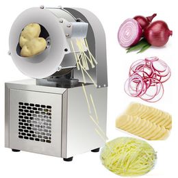 Food Processing Equipment Commercial shredder vegetables Melons onion Slicing shredding machine multifunction Cutter Melons cut minced Potato Carrot slice