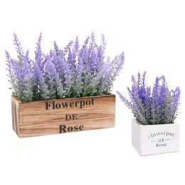 DIY Handmade Artificial Lavender Pot Simulation Fake Flower Plant Home Decoration 210624