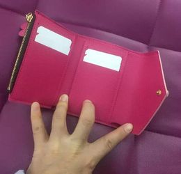 Women purses real leather multicolor short wallet Card holder Holders single classic zipper pocket designer wallets long purse2777
