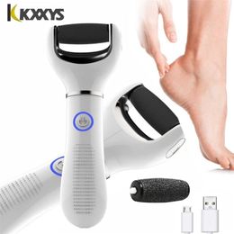 Electric Foot Grinder Heel File Grinding Exfoliator Pedicure Machine Feet Hard Dead Skin Remove Professional File Care Tool 220301