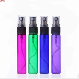 300 x 5ml 10ml Portable Colourful Glass Perfume Bottle With Atomizer 10cc Empty Cosmetic Containers For Travel Spray bottlesgoods qty