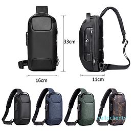 Waist Bags Chest Bag Crossbody For Men Anti-theft Shoulder Messenger Male Waterproof Travel Hiking Crying Daypack