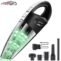 12V Mini 6000Pa Auto 120W Car Interior Handheld Vacuum Cleaner For Wet And Dry