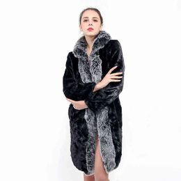 Imitation fur vest women's fashion big comfortable fur fur coat 211207