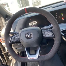 For Changan CS75 CS55 plus Eado DIY Customised car steering wheel cover for suede fur, auto parts