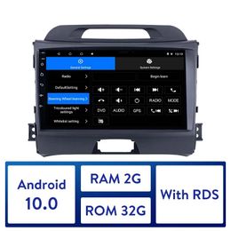 Android 10.0 Car dvd Radio Player 2GB RAM Audio GPS Autoradio HD Touchscreen for 2010-2015 KIA Sportage WIFI support Carplay WIFI