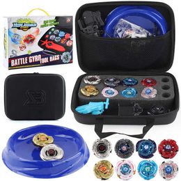 Beyblades Burst Set with Launcher and Handlebar in Carry Case 8 Types Metal Fusion Constellation Battle Gyros Toys for Children X0528