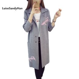 Cardigans Of The Big Sizes Long Sleeve Slim Thin Out Jacket Women Knitted Sweater For Section Tops 210427