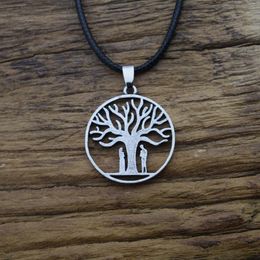 Pendant Necklaces 12pcs Creative Gift Man And Woman Under The Tree Necklace Of Life Jewelry