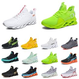 men running shoes breathable trainers wolf grey Tour yellow teal triple black white green mens outdoor sports sneakers Hiking eight