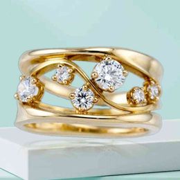 Female Ring Solid Color Women Ring Alloy Easy to Use Attractive Aesthetic Glitter Fashion Ring G1125