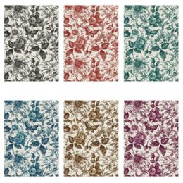 Wallpapers Floral Wallpaper Peel And Stick Butterfly Removable Flower Decorative Modern Contact Paper Self Adhesive Film