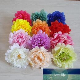 Decorative Flowers & Wreaths Artificial Flower Real Touch Silk Peony Head Simulation Diy Family Party Wedding Decoration Home Decoration1 Factory price expert