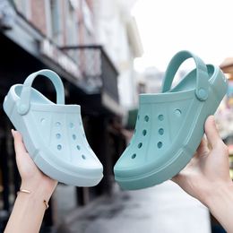 Original Take a walk Men Women Colorful Comfortable Slippers Shower Room Indoor Sandy beach Hole shoes Soft Bottom Sandals