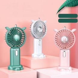 N12 protable mini fans Multifunctional USB Rechargerable 3 Speed Adjustable Handy Summer Air Cooler Cooling