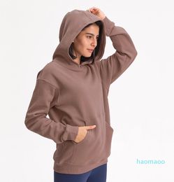 Designer-Hoodies Outdoor Leisure Sweater Gym Clothes Women Tops Workout Fitness Loose Thick Yoga Jackets Exercise Running Hooded Coat