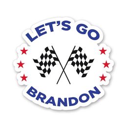 Printing Letter Flag Sticker Let's Go Brandon FJB Stickers 2022 Biden New Style Funny Birthday Supplies 0 35cx H1
