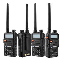 Hot BaoFeng UV-5R UV5R Walkie Talkie Dual Band 136-174Mhz & 400-520Mhz Two Way Radio Transceiver with 1800mAH Battery free