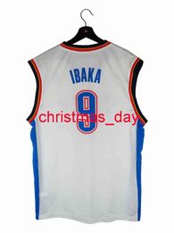 100% Stitched Serge Ibaka Jersey Mens Women Youth Custom Number name Jerseys XS-6XL