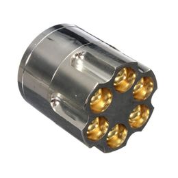 Metal Bullet Shape Tobacco Grinder 26 Teeth Herb Spice Crusher Cigar Smoking Grinder Accessory Hand Muller Gift DH5589