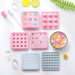 Wholesale Different circle diameter size silica gel Moulds ice Molds DIY mold Candy chocolate silicone mould A217161