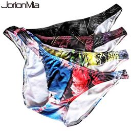 Sexy Men Underwear Briefs for Men Fashion Printing Gay Penis Pouch Men's Brief Gay Male Panties Low Waist Underpants Man HT049 210727