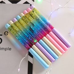 0.5mm Fairy Stick Creative Rainbow Glitter Ballpoint Pen School Stationery Student Birthday Gift