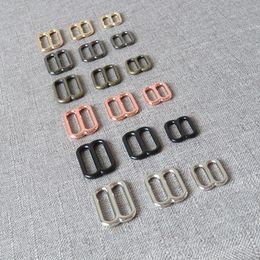 10 Pcs 15mm 20mm 25mm Bag Straps Belt Buckles Metal Slider Tri Glide Adjuster For Webbing Leather Garment Sewing DIY Accessories