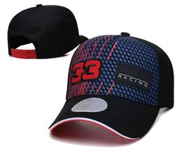 Top Quality Street Caps Fashion Baseball Cap for Man Woman F1 Sports Hat Casquette Adjustable Fitted Hats Snapback Caps bone chape284u