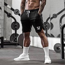 Muscleguys Men Beach Shorts Board Trunks Shorts Mesh Quick Drying Male Swimwear Swimsuits Bermuda Casual Gyms Active Sweatpants 210421