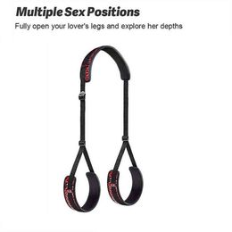 NXY SM Sex Adult Toy Pu Leather Sponge Bdsm Bondage Restraints Open Leg Sm Game Restrain Ropes Swing for Women Toys s Couples1220