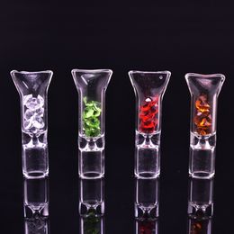 wholesale new design glass Philtre tips 48mm lenght smoking pipes glass oil burner pipes dhl free