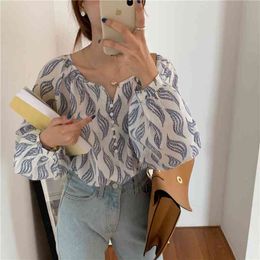 Womens Blouses Summer Tops Femme Casual Shirt Long Sleeve Girls Women Blouse Oversize Plus Size Blusas Loose Sexy 210417