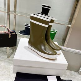 2021 scarpe di lusso di nuovo stile stivali da pioggia casual moda comoda antiscivolo impermeabile in vera pelle taglia 35-40