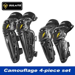 Motorcycle Armor SULAITE Motocross Knee Pads Moto Protection Riding Elbow Guard Motorbike Off-road Racing