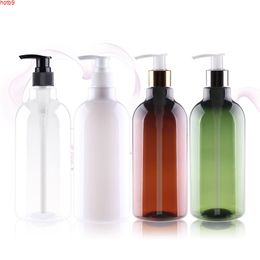 500ML X 20 Empty Shampoo Container With Dispenser Lotion Pump Liquid Soap Plastic Bottle For Washing Shower Gel Body Lotionhigh qty