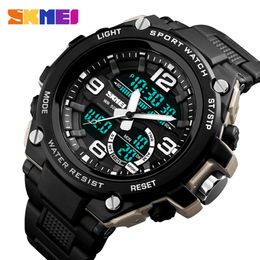 Relogio Masculino Mens Sports Watches Dive 50m Digital LED Military Watch Men Casual Electronics Wristwatches Relojes SKMEI X0524