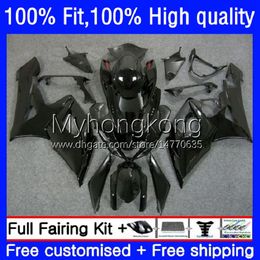 Injection Mould Fairings For SUZUKI Glossy black GSX-R1000 GSXR1000 K5 2005-2006 Bodywork 26No.25 GSXR 1000 CC 1000CC 05 06 GSXR-1000 2005 2006 Motorcycle OEM Bodys