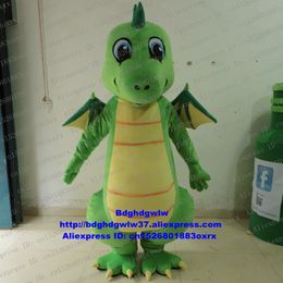 Mascot Costumes Green Pterosaur Pterodactyl Dinosaur Dino Mascot Costume Adult Cartoon Character Product Launch Promotion Ambassador zx1979