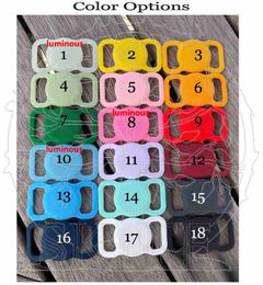 Apple Airtag Cover Dog Cat Collar GPS Finder Airtags Colourful Silicone Protector For Air Tag Tracker Case